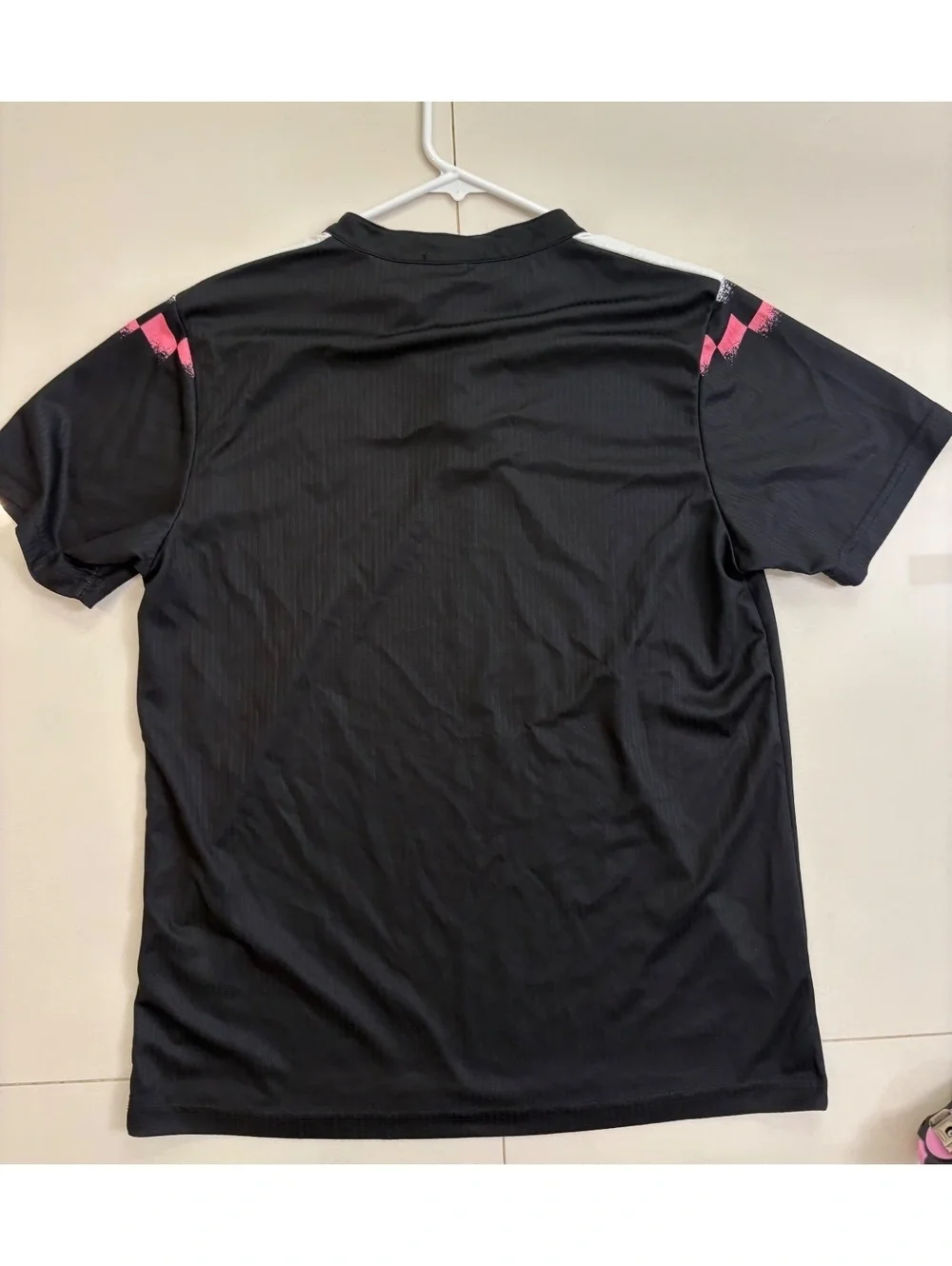 Bled LA Small Black and Pink Short Sleeve Soccer Jersey